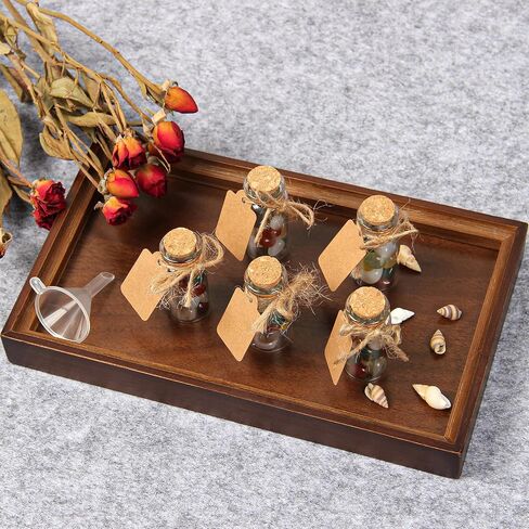 10ml Small Glass Bottles with Cork Stoppers, Pack of 100, Wishing Glass Jars with Lids with Personalized Label Tags and String, Mini Bottles for DIY Crafts, Wedding Party Favors in Kuwait