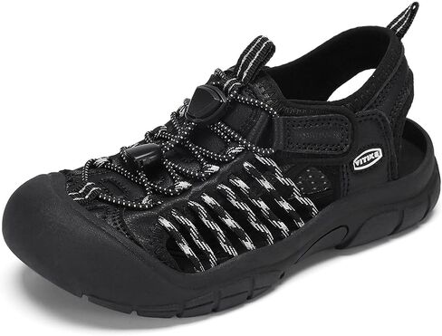 Kids Sandals Boys Girls Wide Toe Box Summer Shoes Closed-Toe Hiking Beach Sneakers in Kuwait