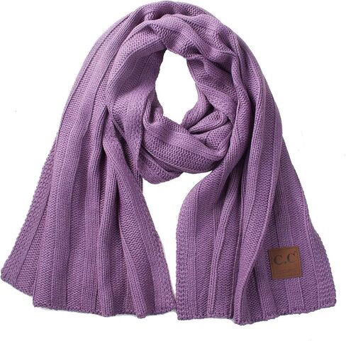 ScarvesMe CC للجنسين شتاء دافئ واسع مضلع محبوك وشاح مستطيل دافئ in Kuwait