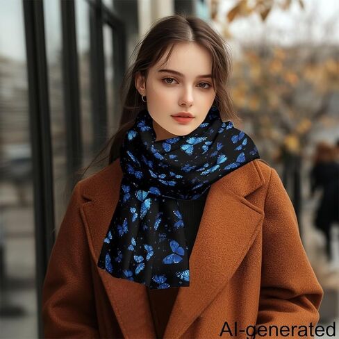 Scarf for Women,Soft Chenille Winter Scarves,Womens Warm Thick Scarf for Cold Weather Comfortable and Skin Friendly in Saudi Arabia