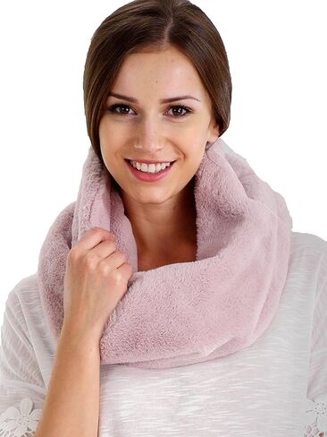 MELODY Faux fur Infinity scarf neck warmer snood for women and men in Saudi Arabia