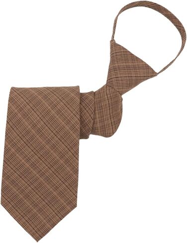 Striped Ties for Men, Pre-tied Zipper Neckties for Business Wedding in Kuwait