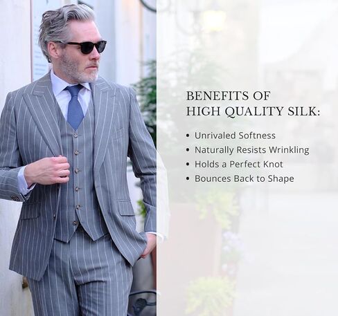 Oliver Wicks Navy & Burgundy Striped 100% Silk Tie - Made in Italy, Hand-Finished & Tipped, Small Batch, Premium Accessory for Men, 8cm Wide, 150cm Long in Saudi Arabia