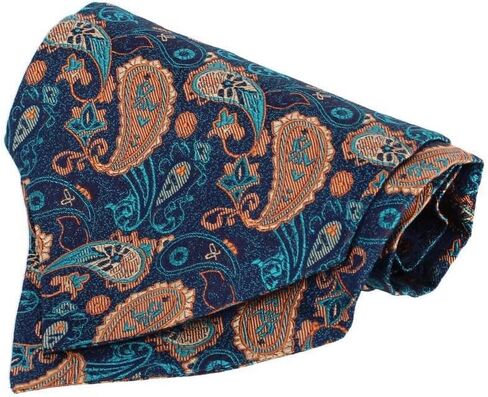 Trafalgar Men's The Prince Stately Paisley Silk Ascot in Kuwait