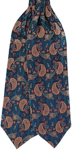 Trafalgar Men's The Prince Stately Paisley Silk Ascot in Kuwait