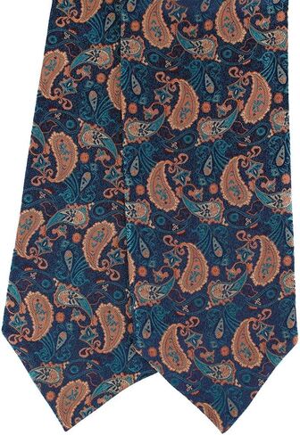 Trafalgar Men's The Prince Stately Paisley Silk Ascot in Kuwait