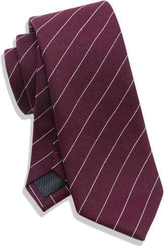 Cotton Stripe Ties for Men, Skinny 2.3'' Mens Ties Formal Thin Linen Men's Neckties for Business Wedding School in Kuwait