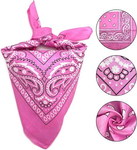 3 Pcs Cowgirl Hat Headband Set Mini Cowboy Hat Heart Glasses Bandana for Women Cowboy Party Costume Cosplay, Glitter Pink in Saudi Arabia