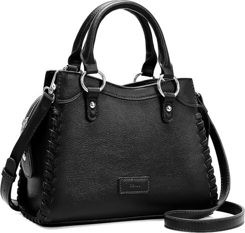 GEMIU Women Satchel Handbags Vegan Leather Medium Tote Bag with Top Handle Detachable Strap Designer Purse for Daily Travel in Kuwait
