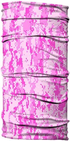 Digital Camo Neck Gaiter: Fishing Face Mask Shield UV/UPF 50+ Sun Protection in Kuwait