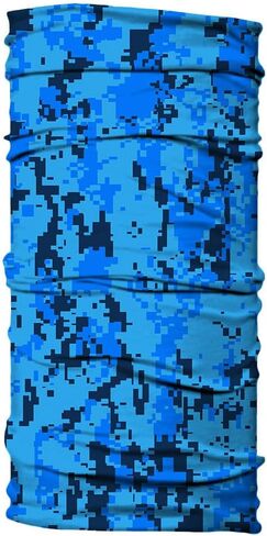 Digital Camo Neck Gaiter: Fishing Face Mask Shield UV/UPF 50+ Sun Protection in Saudi Arabia