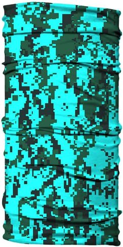 Digital Camo Neck Gaiter: Fishing Face Mask Shield UV/UPF 50+ Sun Protection in Saudi Arabia