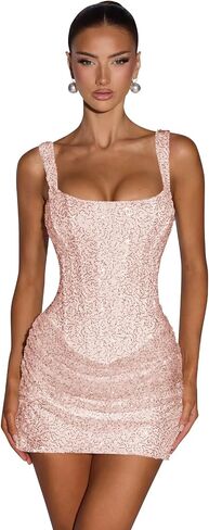 Sequin Homecoming Dresses Short Spaghetti Strap Formal Cocktail Prom Gown Junior's Corset Graduation Dresses in Kuwait