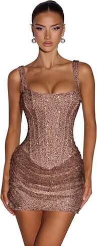 Sequin Homecoming Dresses Short Spaghetti Strap Formal Cocktail Prom Gown Junior's Corset Graduation Dresses in Kuwait