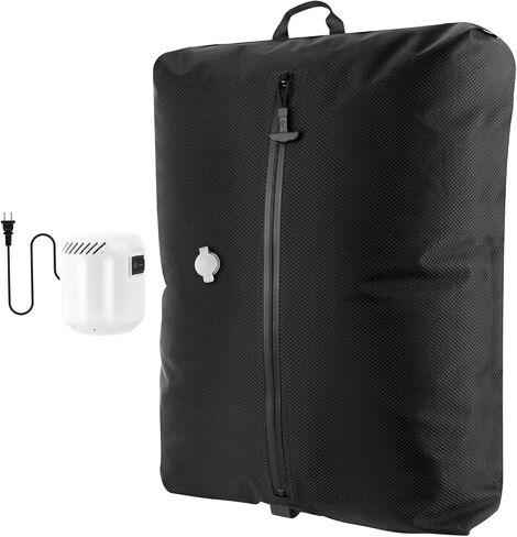 Dobaly 24L Vacuum Bags for Travel with 5KPa Pump, IP67 Reusable Vacuum Seal Bags for Carry On Suitcases Vacuum Packing Cubes for Luggage and Backpack Space Saver Durable (2PC+Pump) in Kuwait