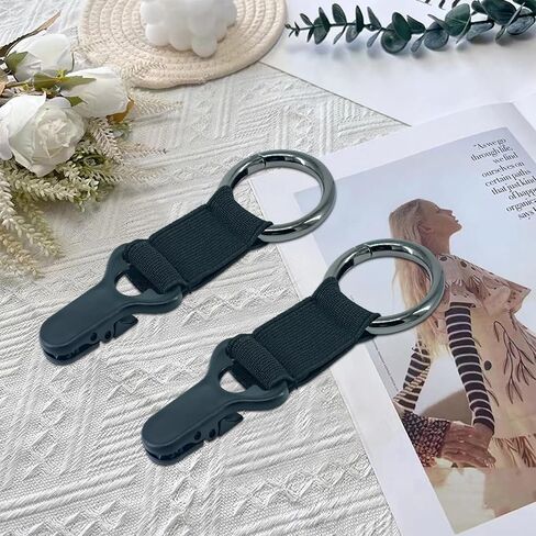 2-Pack Hat Attachment Clip for Bags - Essential Travel Accessory for Backpack, Purse, Luggage on Beach Trips & Outdoor Adventures in Saudi Arabia