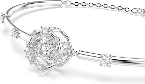 سوار سواروفسكي كونستيلا، قطع دائري، Dancing stSwarovski One، أبيض، مطلي بالروديوم in Kuwait