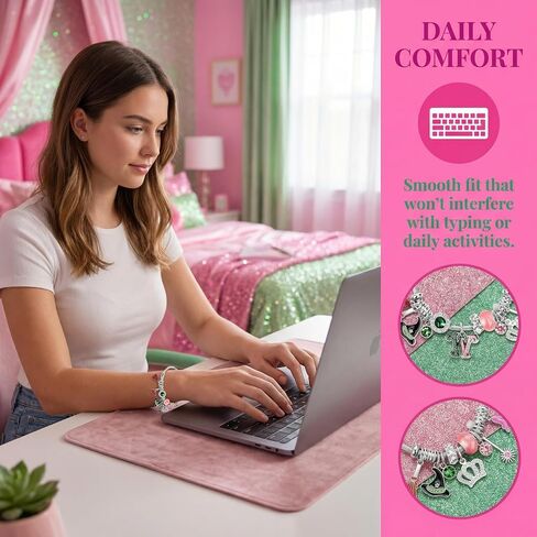 Witch Bracelet - Pink and Green Bracelet, Friendship Bracelet Merch Witch Stuff Gifts for Women, Witch Jewelry Accessories for Fans, Wicked Party Supplies Themed Gifts in Saudi Arabia