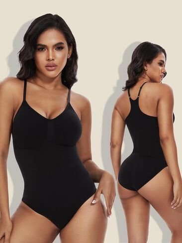 MOVWIN Women's Tummy Control Shapewear Set, High Waist Thigh Slimmer Shorts and Seamless Racerback Bodysuit Tank Top for Body Sculpting in Saudi Arabia