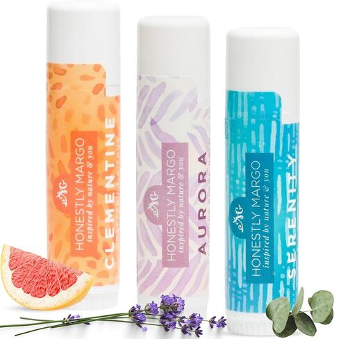 Honestly Margo Aromatherapy Balm Stick (Eucalyptus & Menthol, Pack of 2) – Organic Eucalyptus Essential Oil Lip Balm, Aromatherapy Stick & Nasal Stick – Relaxing Self Care Routine & Womens Self Care in Saudi Arabia