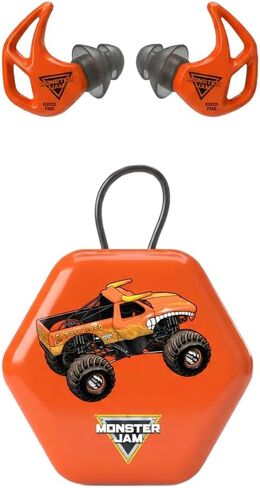 AXIL Monster JAM X20 Earplugs - X20 Megalodon - for Concerts, Work, Sleep - Dual Noise Ear Protection, Reusable, Custom Fit Ear Plugs for Noise Reduction, Water & Sweat Resistant in Saudi Arabia