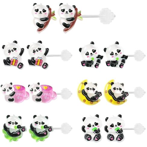 Plastic Earrings for Sensitive Ears Medical Grade Studs for Women Hypoallergenic Cute Earring in Saudi Arabia