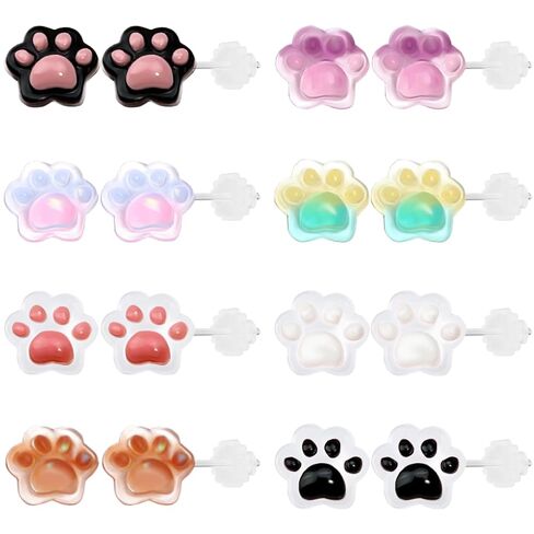 Plastic Earrings for Sensitive Ears Medical Grade Studs for Women Hypoallergenic Cute Earring in Saudi Arabia