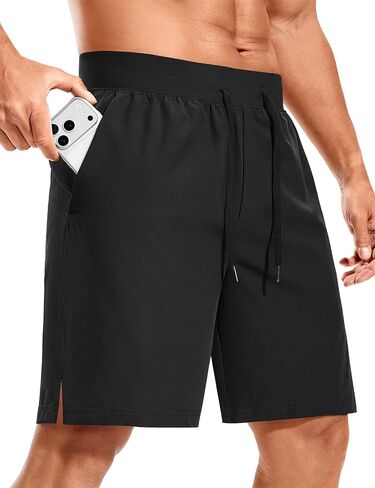 ASPO Men's Workout Shorts Quick Dry Athletic Running Short with Zipper Pockets Lightweight 7" for Gym Basketball in Saudi Arabia