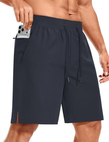 ASPO Men's Workout Shorts Quick Dry Athletic Running Short with Zipper Pockets Lightweight 7" for Gym Basketball in Saudi Arabia