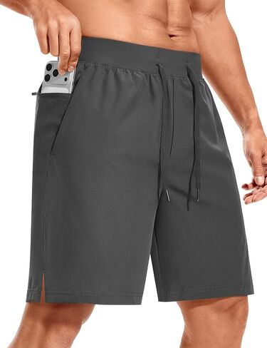 ASPO Men's Workout Shorts Quick Dry Athletic Running Short with Zipper Pockets Lightweight 7" for Gym Basketball in Saudi Arabia