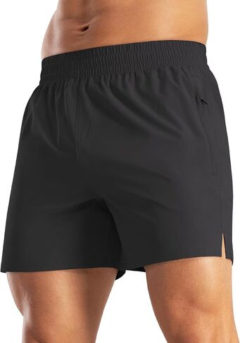 Men's Athletic Workout Shorts 5 Inch Ultra-Lightweight Running Shorts Mens Quick Dry Gym Shorts with Pockets in Saudi Arabia