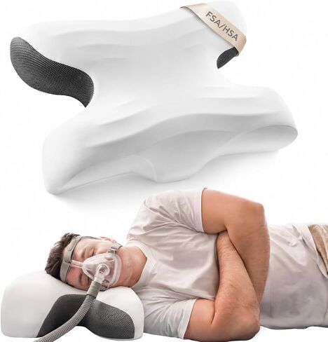 وسادة توقف التنفس أثناء النوم لمستخدمي Cpap، وسائد مريحة من إسفنج الذاكرة قابلة للتعديل Cpap للنوم على الجانب والظهر، وتقليل تسرب الهواء وضغط القناع in Kuwait