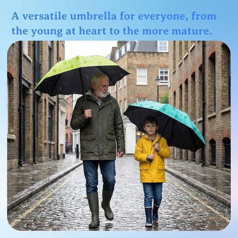 Bulk Umbrellas, 6-Color Travel Folding Umbrellas, Water-Reactive Pattern, Foldable For Easy Storage, Convenient To Carry, Suitable For Both Sunny And Rainy Days (6-Piece) in Saudi Arabia