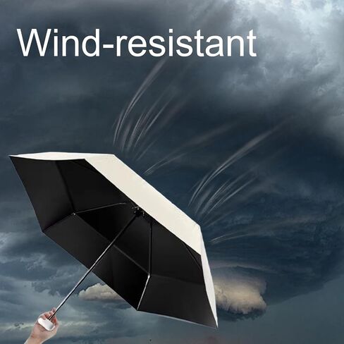Mini Portable Travel Umbrella for Rain & Sun UV Protection for Backpack Pocket in Kuwait