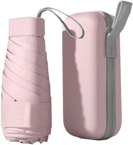 Mini folding umbrella with umbrella case,Flat umbrella handle in Kuwait