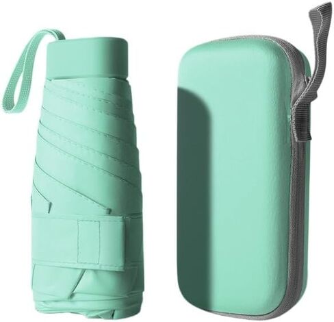 Mini folding umbrella with umbrella case,Flat umbrella handle in Kuwait