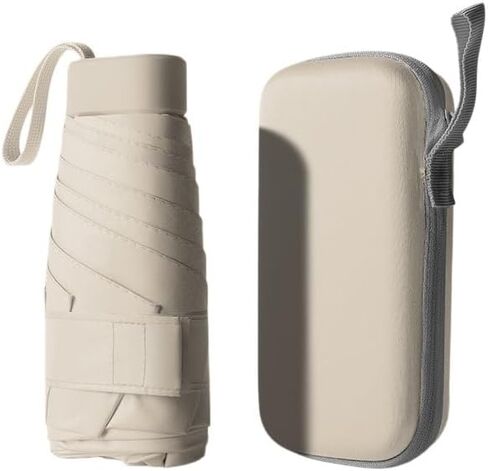 Mini folding umbrella with umbrella case,Flat umbrella handle in Kuwait