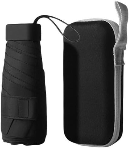 Mini folding umbrella with umbrella case,Flat umbrella handle in Kuwait