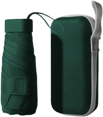 Mini folding umbrella with umbrella case,Flat umbrella handle in Kuwait