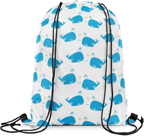jejeloiu Gothic Anchor Drawstring Backpack 13"x15.7" Nautical Theme Gym String Bag Sea Adventure Sports Sackpack Vintage Ocean Waterproof Cinch Bag in Kuwait