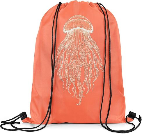 jejeloiu Gothic Anchor Drawstring Backpack 13"x15.7" Nautical Theme Gym String Bag Sea Adventure Sports Sackpack Vintage Ocean Waterproof Cinch Bag in Kuwait