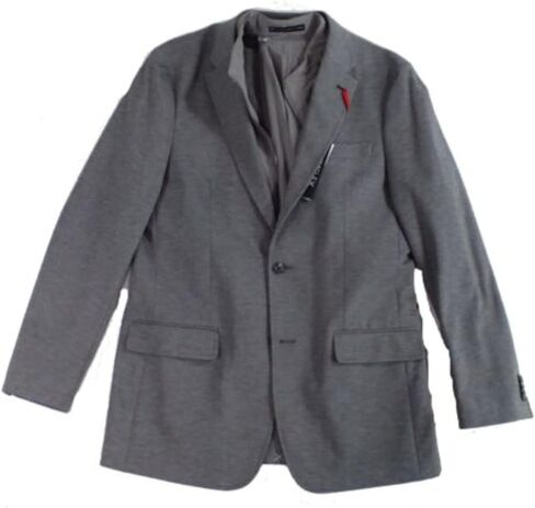 Tommy Hilfiger Mens Gabe Gray Single Breasted, Heather Blazer Sport Coat 44R in Kuwait