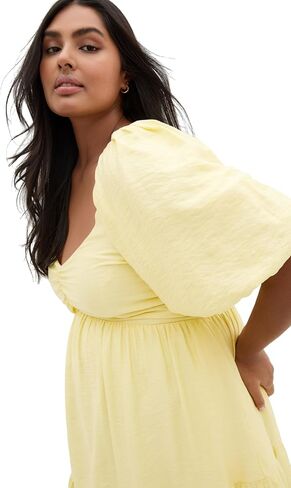 City Chic Plus Size Dress - Mindy Babydoll Mini in Kuwait