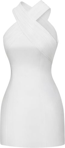 JW PEI Women's Satin Mini Dress with Tulle Cross in Kuwait