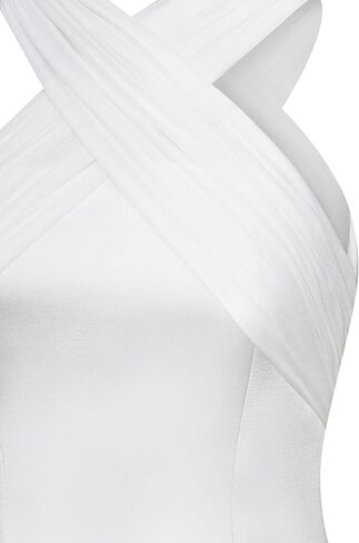 JW PEI Women's Satin Mini Dress with Tulle Cross in Kuwait