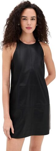 LE BOP Women's Molly Faux Leather Dress in Kuwait