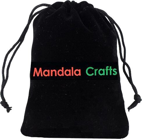 Mandala Crafts Rudraksha Mala 108 Beads - Rudraksha Beads - Nepal Rudraksha Seed Japa Mala Tibetan Prayer Beads for Rudraksha Necklace Men Women Meditation Yoga in Kuwait