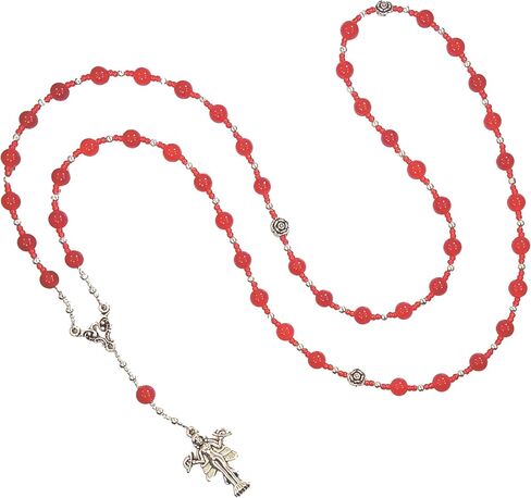 Inanna (Ishtar) Prayer Bead Necklace in Red Jade: Sumerian Mesopotamian Goddess of Love, War, Power, Justice in Saudi Arabia