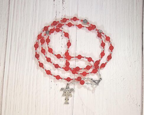 Inanna (Ishtar) Prayer Bead Necklace in Red Jade: Sumerian Mesopotamian Goddess of Love, War, Power, Justice in Saudi Arabia