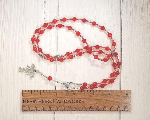 Inanna (Ishtar) Prayer Bead Necklace in Red Jade: Sumerian Mesopotamian Goddess of Love, War, Power, Justice in Saudi Arabia